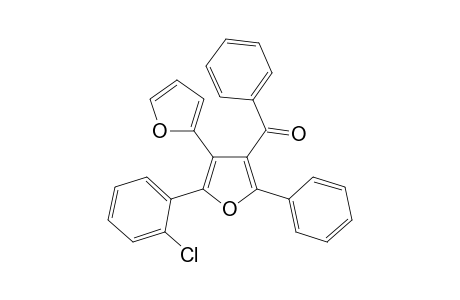 (2'-(2-chlorophenyl)-5'-phenyl-2,3'-bifuran-4'-yl)(phenyl)methanone