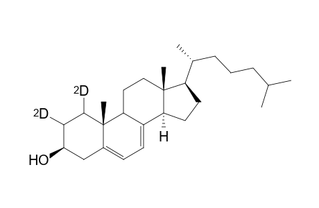 Cholesta-5,7-dien-1,2-t2-3-ol, (3.beta.)-