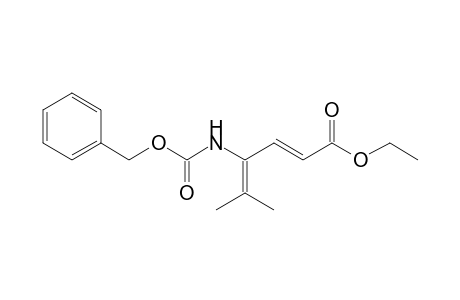 (E)-Ethyl 4-(Benzoxycarbonylamino)-5-methylhexa-2,4-dienoate