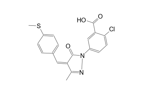 benzoic acid, 2-chloro-5-[(4Z)-4,5-dihydro-3-methyl-4-[[4-(methylthio)phenyl]methylene]-5-oxo-1H-pyrazol-1-yl]-