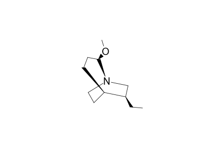 (1S,2S,5R,6R)-2-METHOXY-6-ETHYL-1-AZABICYCLO-[3.2.2]-NONANE