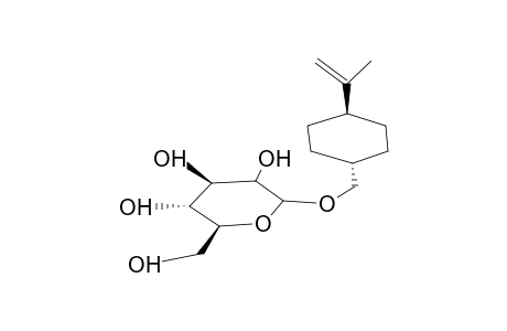 PERILLOSIDE C ; trans-DIHYDROPERILLYL 7-O-beta-D-GLUCOPYRANOSIDE