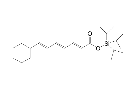 Triisopropylsilyl 7-cyclohexylhepta-2E,4E,6E-trienoate