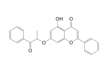 5-hydroxy-7-(1-methyl-2-oxo-2-phenylethoxy)-2-phenyl-4H-chromen-4-one