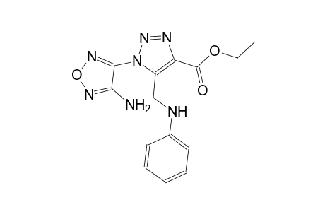 1-(4-Aminofurazan-3-yl)-5-phenylaminomethyl-1H-[1,2,3]triazole-4-carboxylic acid, ethyl ester