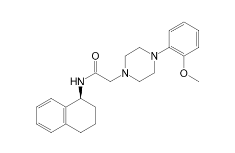 2-[4-(2-methoxyphenyl)-1-piperazinyl]-N-[(1S)-1,2,3,4-tetrahydronaphthalen-1-yl]acetamide