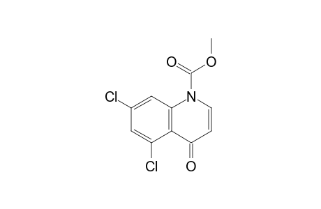 5,7-Dichloro-1-methoxycarbonyl-4-quinolone