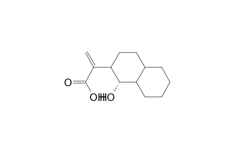 2.alpha.-hydroxy-3-(1-hydroxycarbonylethenyl)bicyclo[4.4.0]decane