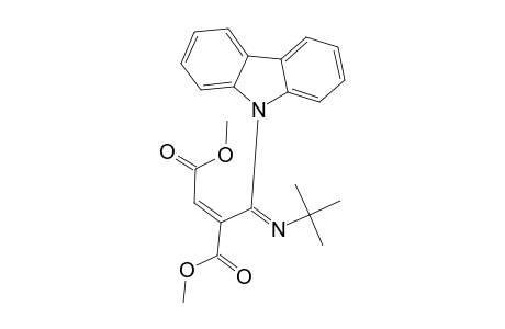DIMETHYL_2-(TERT.-BUTYLIMINO-(CARBAZOL-9-YL)-METHYL)-BUT-2-ENEDIOATE