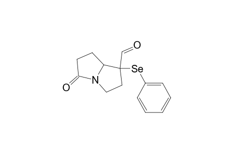 1H-Pyrrolizine-1-carboxaldehyde, hexahydro-5-oxo-1-(phenylseleno)-