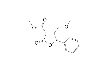 4-Methoxymethyl-2-oxo-5-phenyltetyrahydrofuran-3-carboxylic acid methyl ester