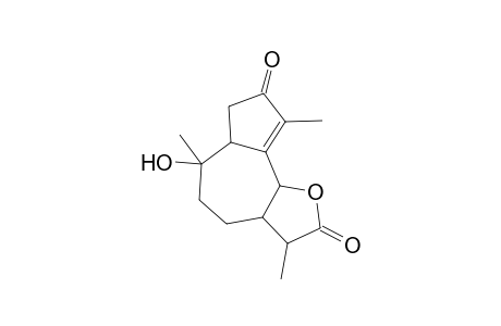 Azuleno[4,5-b]furan-2,8(3H,4H)-dione, 3a,5,6,6a,7,9b-hexahydro-6-hydroxy-3,6,9-trimethyl-, [3S-(3.alpha.,3a.alpha.,6.alpha.,6a.alpha.,9b.beta.)]-
