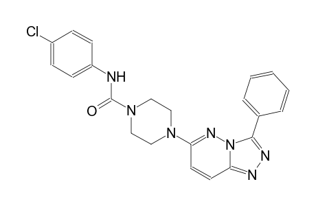 1-piperazinecarboxamide, N-(4-chlorophenyl)-4-(3-phenyl[1,2,4]triazolo[4,3-b]pyridazin-6-yl)-