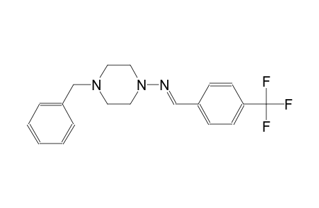 4-benzyl-N-{(E)-[4-(trifluoromethyl)phenyl]methylidene}-1-piperazinamine