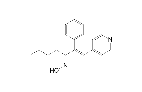 2-Phenyl-1-(pyridin-4'-yl)-1-hepten-3-onoxime