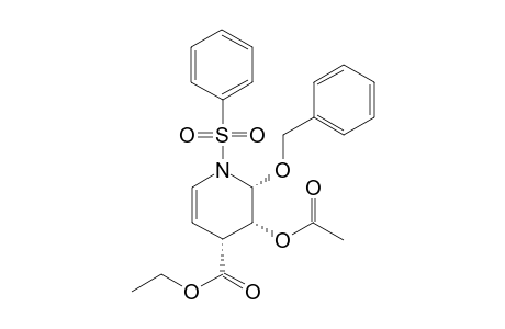 (2R(*),3R(*),4R(*))-3-Acetoxy-2-(benzyloxy)-4-(ethoxycarbonyl)-1-(phenylsulfonyl)-1,2,3,4-tetrahydropyridine