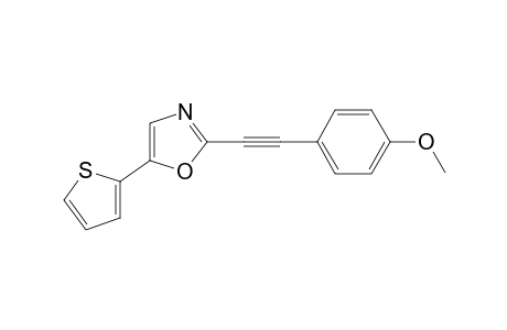 2-{(4-Methoxyphenyl)ethynyl}-4-(2-thiophenyl)oxazole