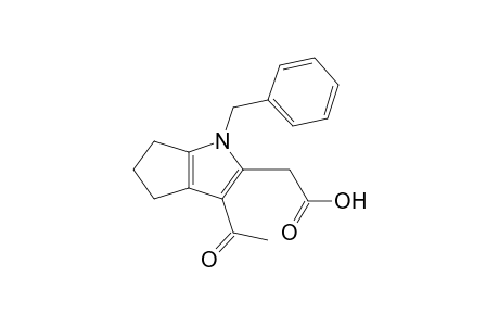 2-(3-acetyl-1-benzyl-5,6-dihydro-4H-cyclopenta[b]pyrrol-2-yl)acetic acid