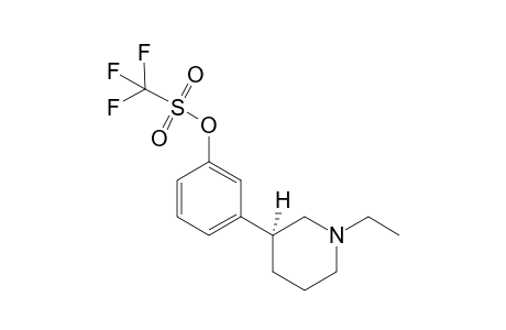 (S)-(-)-Trifluoromethanesulfonic acid 3-(1-ethylpiperodin-3-yl)phenyl ester
