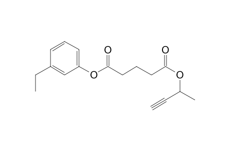 Glutaric acid, but-3-yn-2-yl 3-ethylphenyl ester