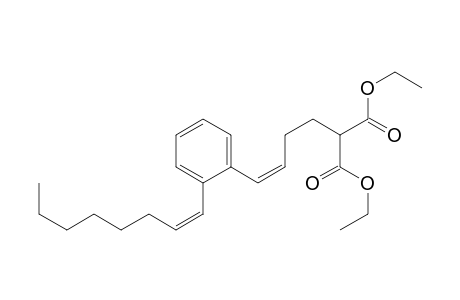 Propanedioic acid, [4-[2-(1-octenyl)phenyl]-3-butenyl]-, diethyl ester, (Z,Z)-