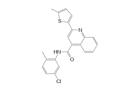 N-(5-chloro-2-methylphenyl)-2-(5-methyl-2-thienyl)-4-quinolinecarboxamide