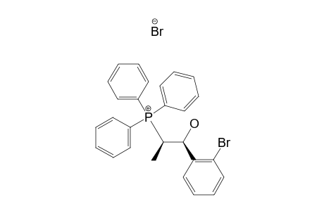 (SYN)-[1-(2'-BROMOPHENYL)-1-HYDROXY-PROP-2-YL]-TRIPHENYL-PHOSPHONIUM-BROMIDE