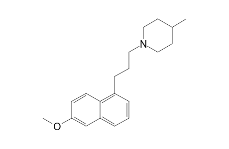 1-[3-(6-Methoxynaphthalen-1-yl)propyl]-4-methylpiperidine