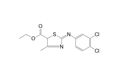 ethyl (2E)-2-[(3,4-dichlorophenyl)imino]-4-methyl-2,5-dihydro-1,3-thiazole-5-carboxylate