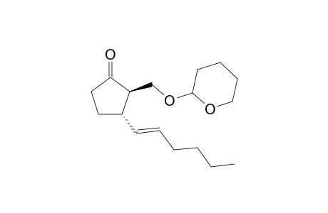 (3S)-(Hex-1E-enyl)-(2R)-(tetrahydropyran-2-yloxymethyl)- cyclopentanone