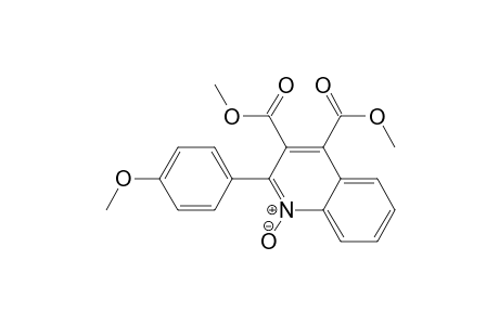 3,4-Quinolinedicarboxylic acid, 2-(4-methoxyphenyl)-, dimethyl ester, 1-oxide