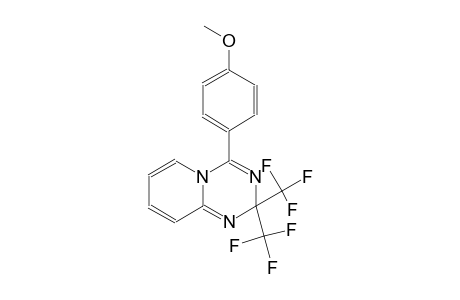 4-(4-Methoxy-phenyl)-2,2-bis-trifluoromethyl-2H-pyrido[1,2-a][1,3,5]triazine