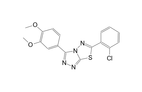 6-(2-chlorophenyl)-3-(3,4-dimethoxyphenyl)[1,2,4]triazolo[3,4-b][1,3,4]thiadiazole