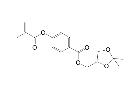 Benzoic acid, 4-[(2-methyl-1-oxo-2-propen-1-yl)oxy]-, (2,2-dimethyl-1,3-dioxolan-4-yl)methyl ester