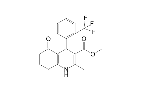 Methyl 1,4,5,6,7,8-hexahydro-2-methyl-4-[2'-(trifluoromethyl)phenyl]-5-oxoquinoline-3-carrboxylate