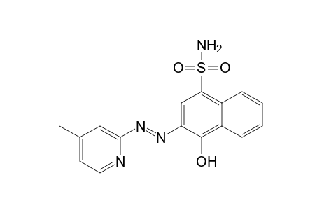 1-Naphthalenesulfonamide, 4-hydroxy-3-[2-(4-methyl-2-pyridinyl)diazenyl]-