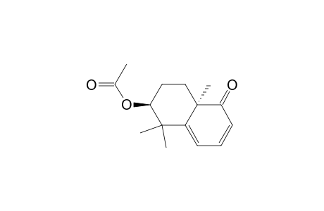6.beta.-Acetoxy-5,5,8a.beta.-trimethyl-5,6,7,8-tetrahydronaphthalen-1(8aH)-one