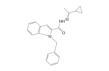 1-BENZYLINDOLE-2-CARBOXYLIC ACID, (1-CYCLOPROPYLETHYLIDENE)HYDRAZIDE