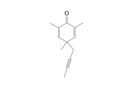 4-(3'-Methylpropargyl)-2,4,6-trimethyl-cyclohexa-2,5-dien-1-one