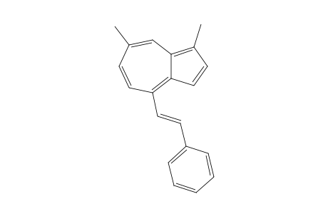 1,7-Dimethyl-4-[2'-phenylethenyl]-azulene