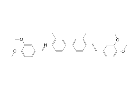[1,1'-biphenyl]-4,4'-diamine, N~4~,N~4~'-bis[(E)-(3,4-dimethoxyphenyl)methylidene]-3,3'-dimethyl-