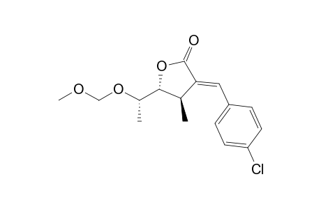 (3E,4R,5R,1'S)-3-[(4-Chlorophenyl)methylene]-5-[1'-((methoxy)methoxy)ethyl]-4-methyl-2(5H)-furanone