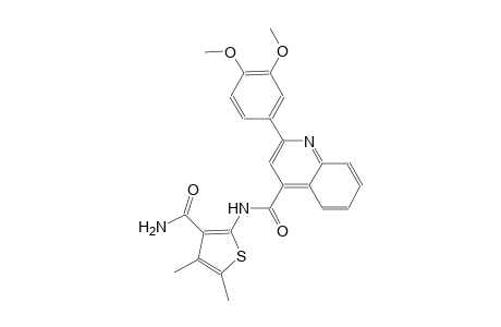 N-[3-(aminocarbonyl)-4,5-dimethyl-2-thienyl]-2-(3,4-dimethoxyphenyl)-4-quinolinecarboxamide
