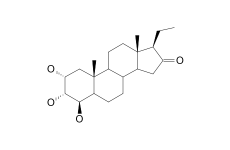 2.alpha.,3.alpha.,4.beta.-Trihydroxypregnan-16-one