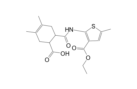 6-({[3-(ethoxycarbonyl)-5-methyl-2-thienyl]amino}carbonyl)-3,4-dimethyl-3-cyclohexene-1-carboxylic acid