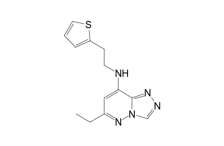 6-Ethyl-N-(2-(thiophen-2-yl)ethyl)-[1,2,4]triazolo[4,3-b]pyridazin-8-amine