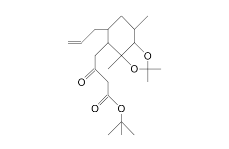 (1R,2S,3R,4R,6R)-2,6-Dimethyl-4-(2-propenyl)-3-[(3-T-butoxycarbonyl)-2-oxopropyl]-cyclohexane-1,2-diol 1,2-acetonide