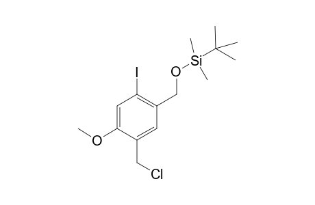 4-t-Butyldimethylsilyloxymethyl-2-chloromethyl-5-iodoanisole