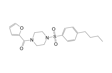 1-[(4-butylphenyl)sulfonyl]-4-(2-furoyl)piperazine