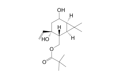1-[(Pivaloyloxy)methyl]-3,3-dimethyl-5,7-dihydroxy-7-vinylbicyclo[4.1.0]heptane